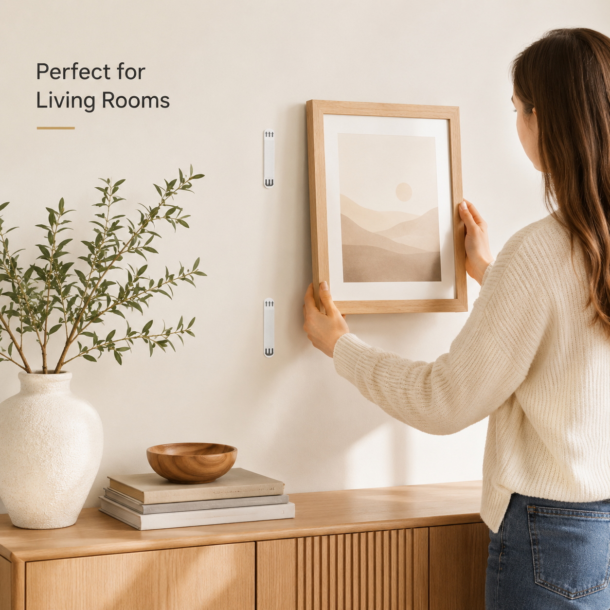 Picture Hanging Strip - Heavy Duty Non Perforated Hanging Picture