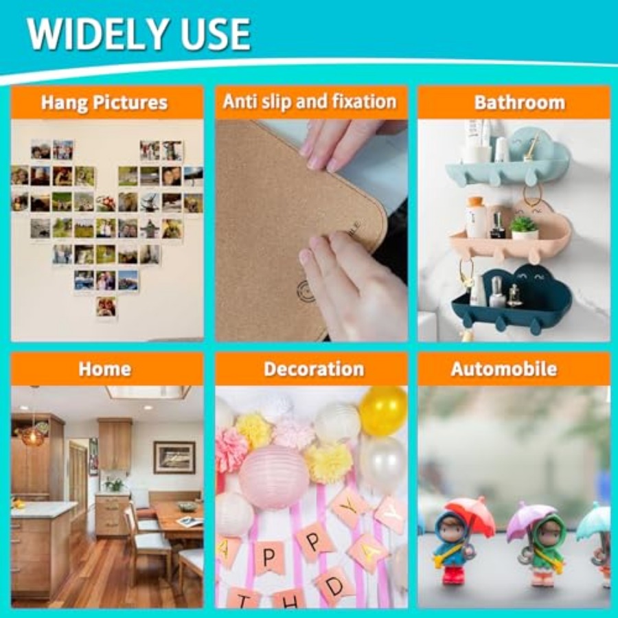 Double Sided Tape for Walls, P - Picture Hanging Strip incelemesi ve fiyatı