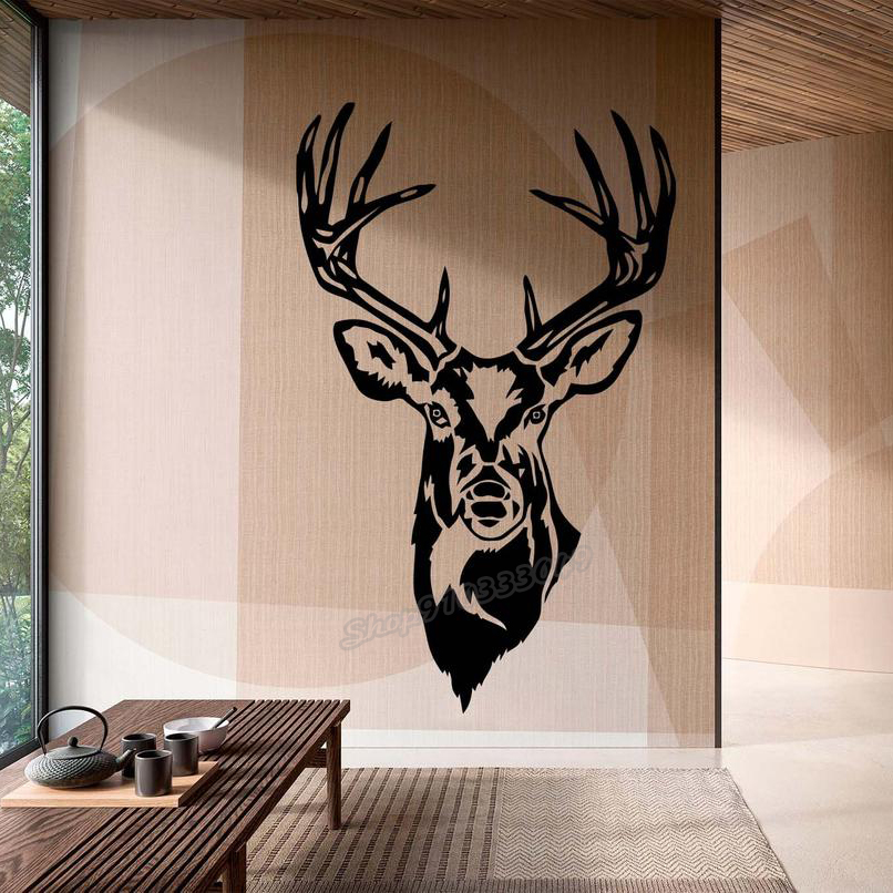 Deer Wall decal Horns Forest W - Vinyl Floor Plank incelemesi ve fiyatı