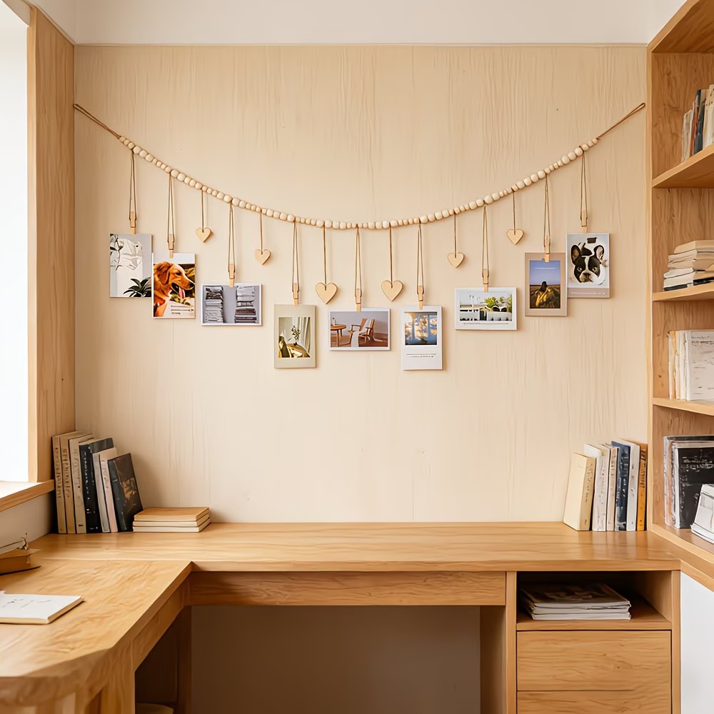 1pc Bead String Photo Storage  - Picture Hanging Strip incelemesi ve fiyatı