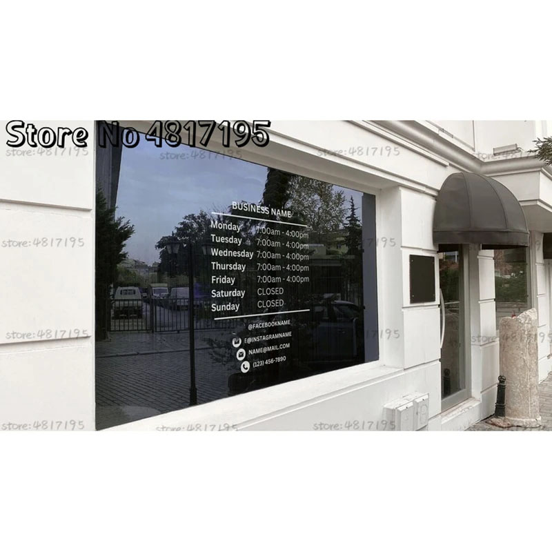 Opening Hours With Custom Busi - Vinyl Floor Plank incelemesi ve fiyatı