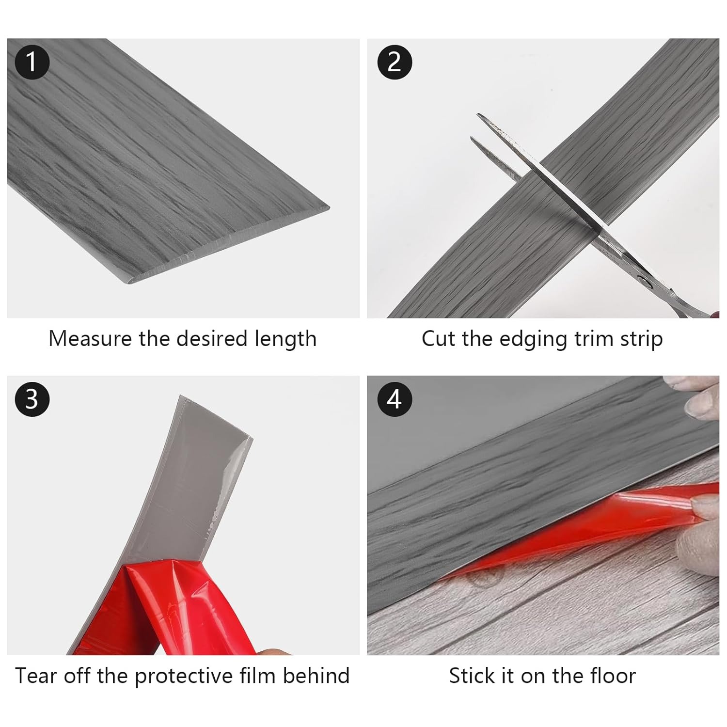 1PC 1mx5cm Self Adhesive Floor - Vinyl Floor Plank incelemesi ve fiyatı