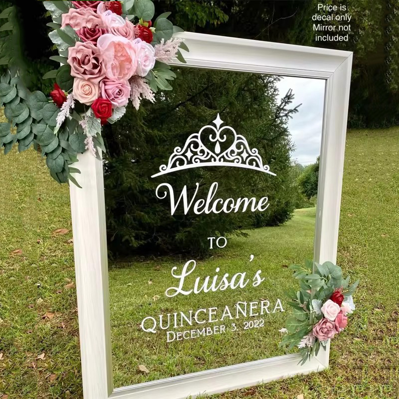 Welcome Wedding Sign Stickers  - Vinyl Floor Plank incelemesi ve fiyatı