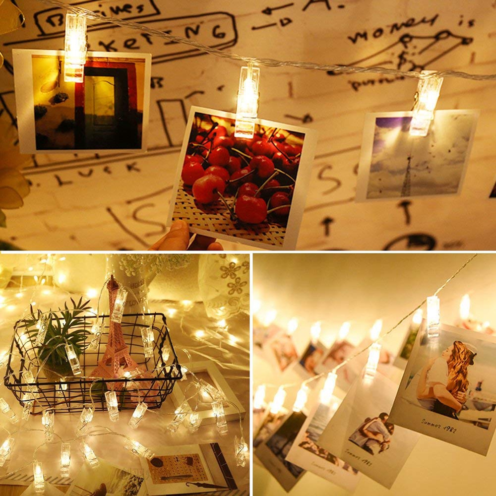 LED Photo Clip String Light, 1 - Picture Hanging Strip incelemesi ve fiyatı