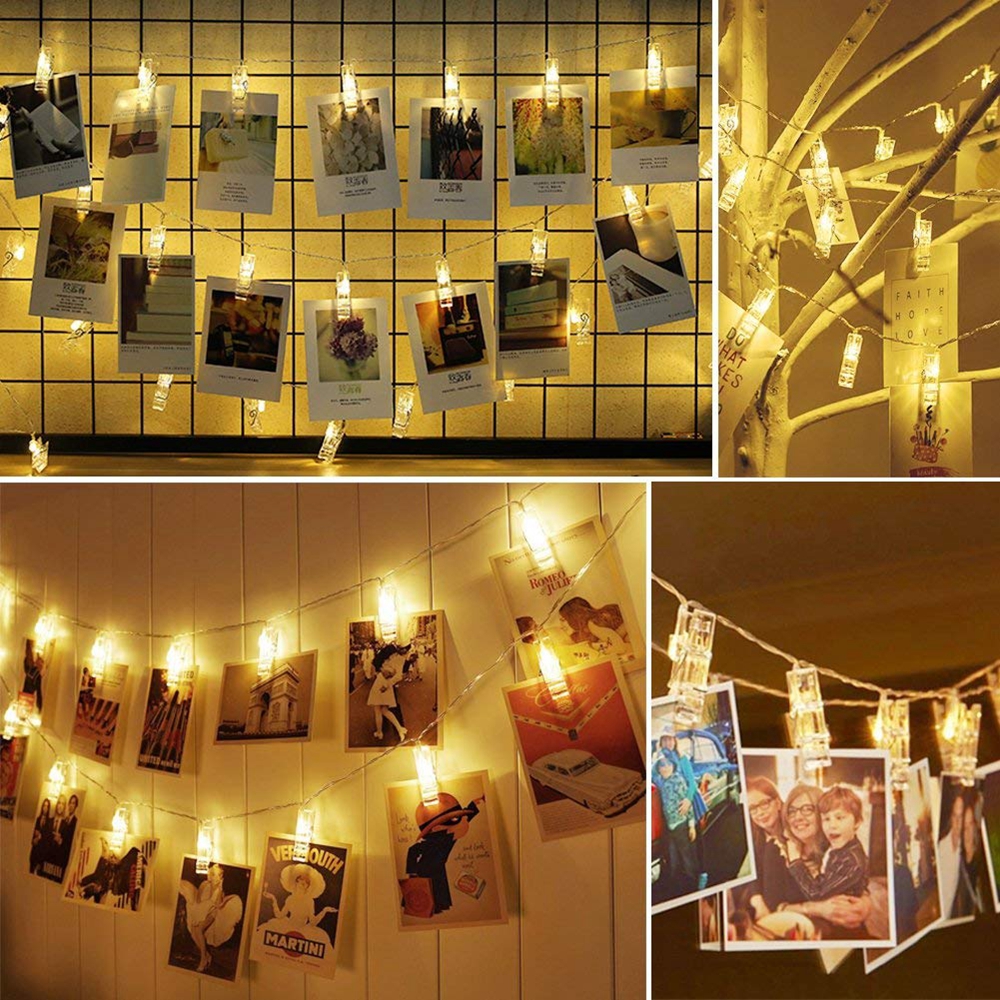 LED Photo Clip String Light, 1 - Picture Hanging Strip incelemesi ve fiyatı