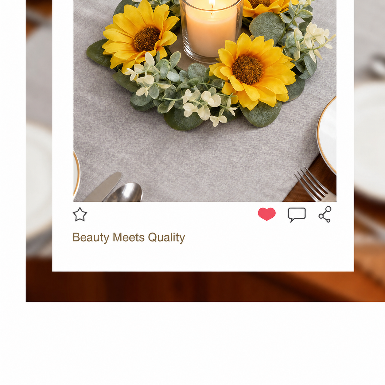 Artificial Sunflower Wreath Li - Home Improvement Shop incelemesi ve fiyatı