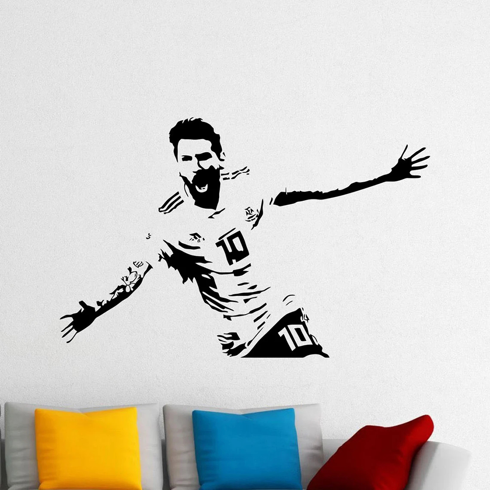 Messi Wall Decal Vinyl Sticker - Vinyl Floor Plank incelemesi ve fiyatı
