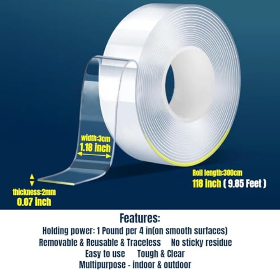 Double Sided Tape Heavy Duty,  - Picture Hanging Strip incelemesi ve fiyatı