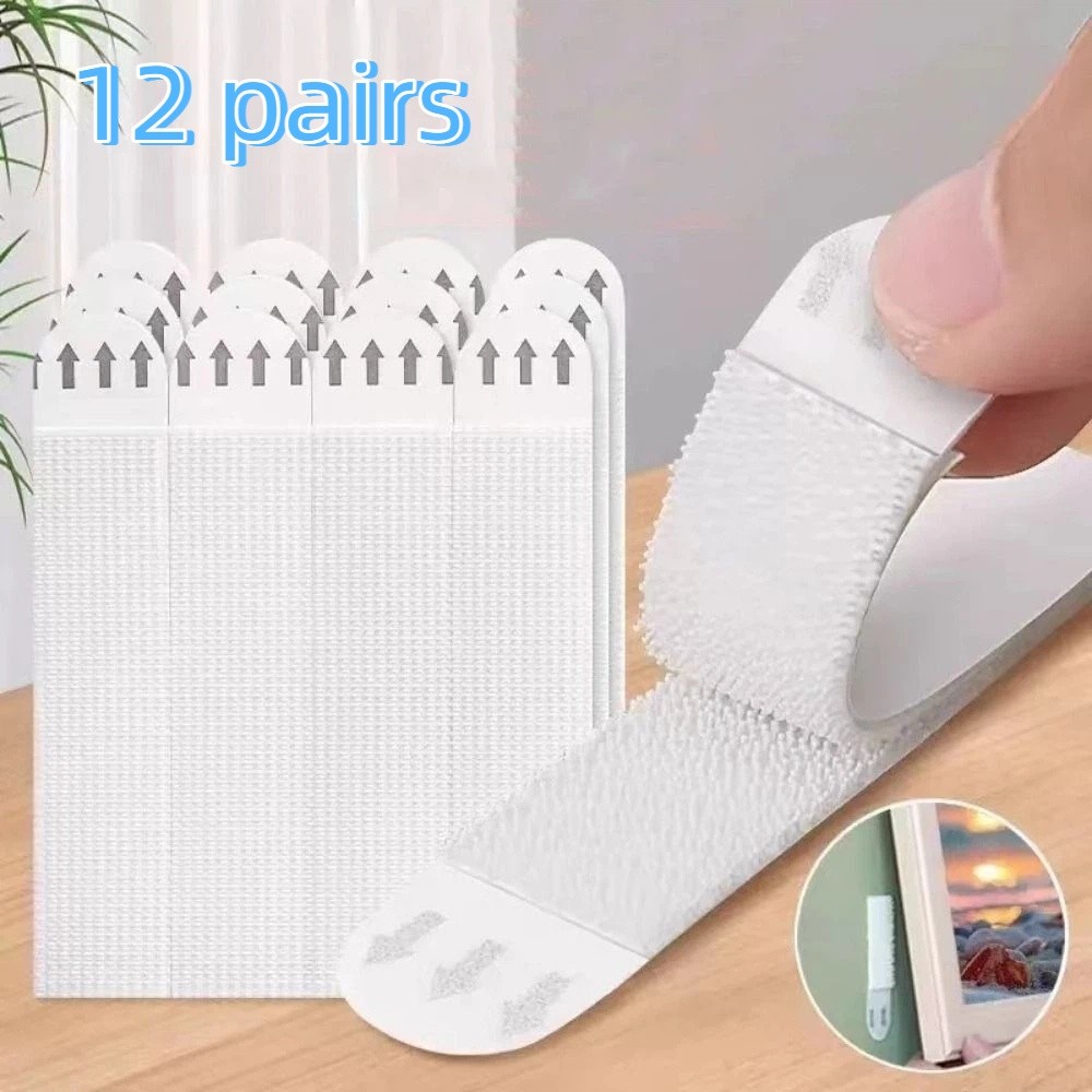12 Pairs Heavy Duty Picture Ha - Picture Hanging Strip incelemesi ve fiyatı