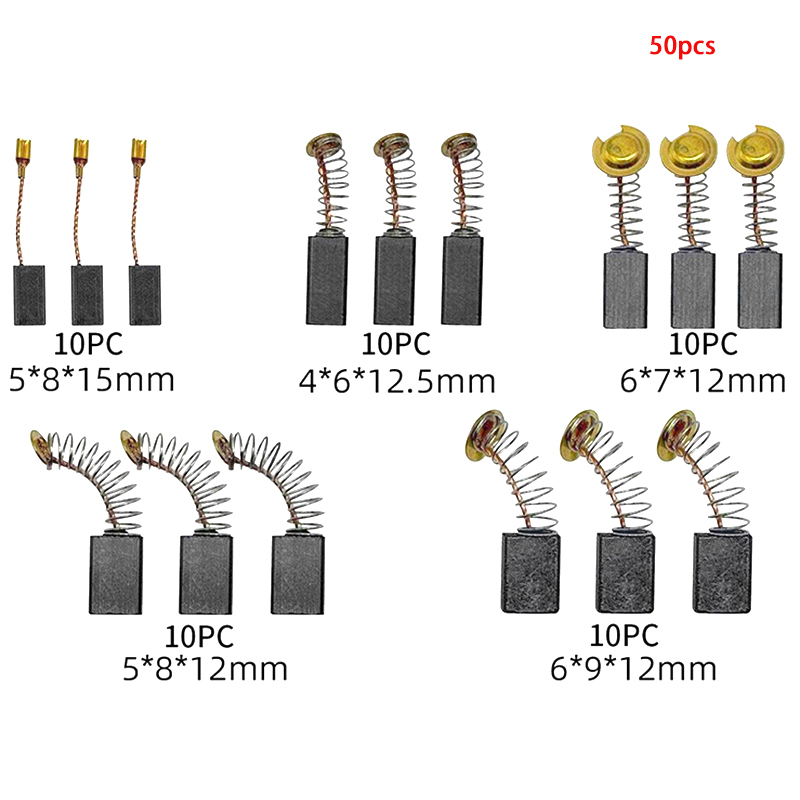 50pcs Carbon Brush Replacement - Home Improvement Kit incelemesi ve fiyatı