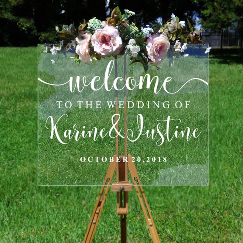 Wedding Welcome Mirror Vinyl S - Vinyl Floor Plank incelemesi ve fiyatı