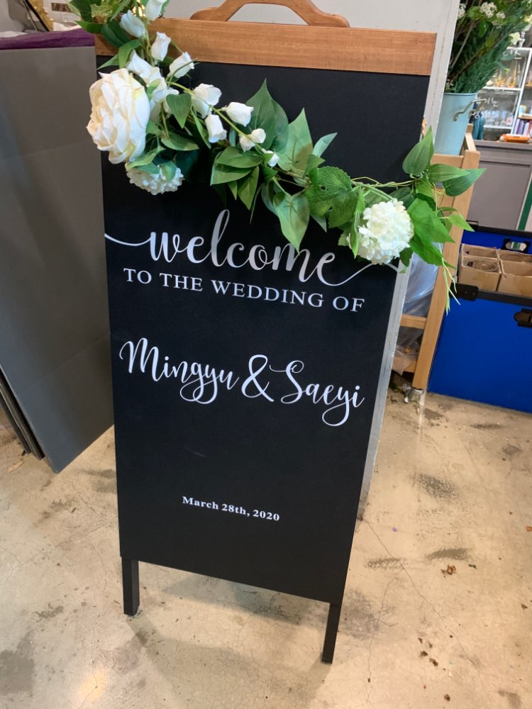 Wedding Welcome Mirror Vinyl S - Vinyl Floor Plank incelemesi ve fiyatı